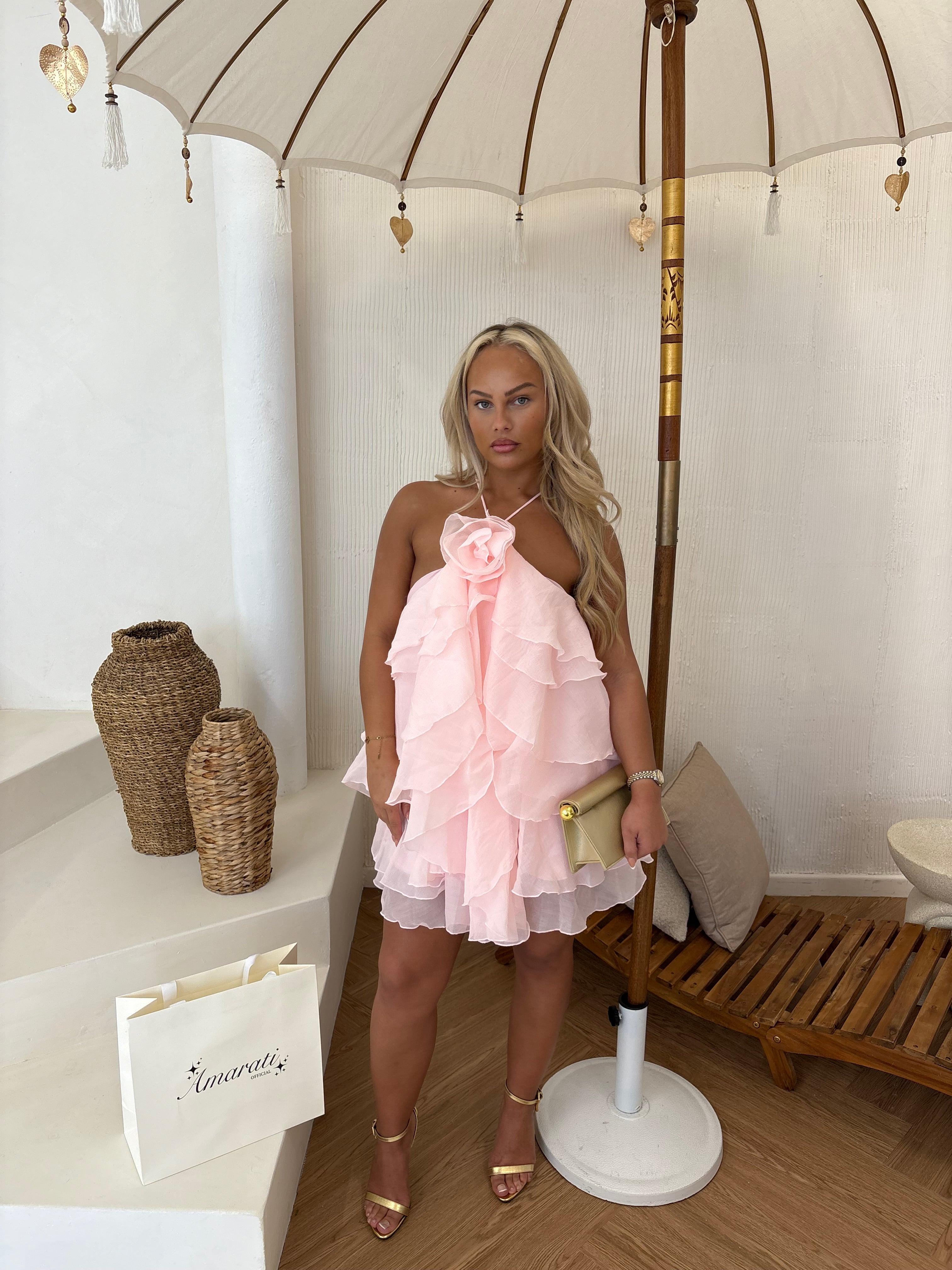 Halter Neck Mini Dress